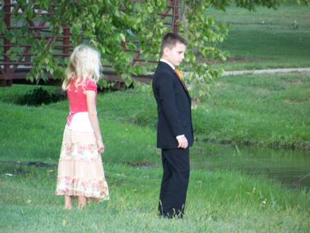 Alicia with a winged goat